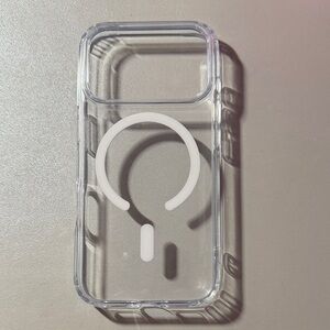 Clear Protective IPhone 17 Pro Case with MagSafe Compatibility
